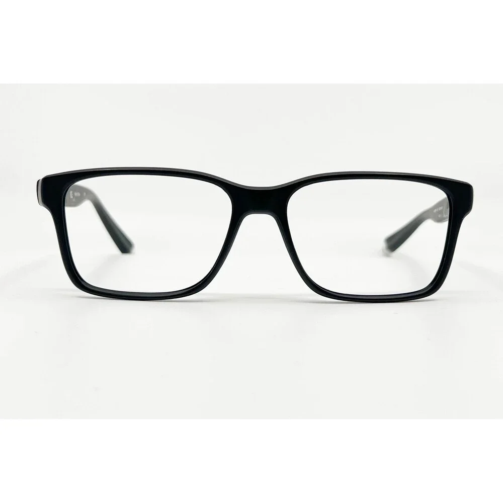 Nike Eyeglasses Frames Mens Black Rectangle 8182 001 55-16-145